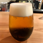 炭焼ひばち - ドリンク写真:生ビール 中(アサヒスーパードライ)