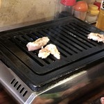 なかの食鶏 - 自分で焼けます