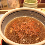 味奈登庵 - もちろん牛せいろそばにも唐辛子ブチまけろ！  #BCMKR!