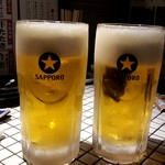 おでんと肉豆富料理 酒場ゴロー - 生ビール：530円