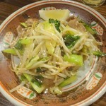 ラムとセロリの中華炒め