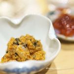 鮨 はしもと - クエ、沢庵、海苔の味噌漬け
