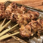 炭火焼鳥 きち蔵 - 淡海地鶏首セット(せせり、食道、気管、せせり)