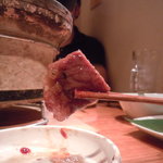 炭火焼肉 筵 - どうぞお食べやすー