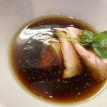 らあめん サンド - 醤油の香りが香ばしい漬けだれ！具が美味しい！