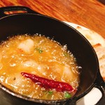 小蝦的大蒜橄欖油風味鍋
