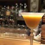 やさいのShot BAR あぐりこ - 立川産 烏骨鶏の卵のカクテル。