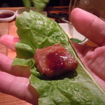 炭火焼肉 筵 - できるなら一切れあげたいわ。。