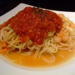 和洋創作Dining　鈴～Rin～ - 魚介類のトマトソースパスタ♪