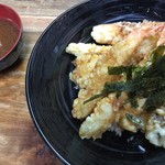 谷町 一味禅 - 海老とり天丼（￥900）