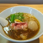 ra-menshodaiokawari - 煮干しそば 850円 味玉 100円