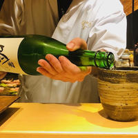 喜鈴 - 日本酒が注がれていく！