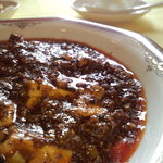 四川料理 桃源郷 - 辛さＭＡＸ四川麻婆豆腐のアップ　【　２０１１年９月　】　
