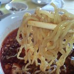 四川料理 桃源郷 - 麺のアップ　【　２０１１年９月　】