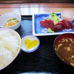 まるも食堂 - 刺身定食