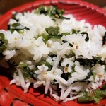 女とみそ汁 - じゃこのご飯