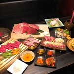 Matsuzakagyuu Sumibiyakiniku Maruyoshi - 忘年会コース