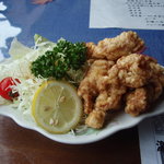 浅間とり牧場 - 地鶏から揚。見た目は普通ですが味が違います。