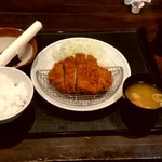 Gohandokoro Gozenya - 【2018.10.23(火)】ロースカツ(120g)1,058円