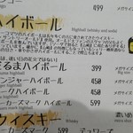 ニューコマツ - メニュー