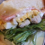 カフェ フロインドリーブ - クラブハウスサンドウィッチ