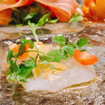 創作イタリアン Gemelli - カルパッチョはヒラメちゃんでした♪ラッキー‼︎