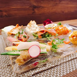 創作イタリアン Gemelli - 手前がバーニャカウダだよ