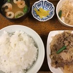 蘭 - 肉じゃが定食ごはん大