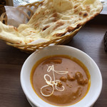 サプナ - チキンカレー、ナン