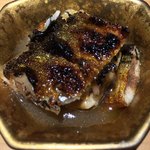 銀座 盡 - 秋刀魚焼き  肝と蛤のソース