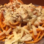 スパゲッティーのパンチョ - トップフォト ナポリタン メガ 焼きチーズ