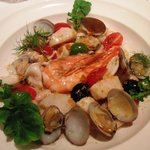ristorante della collina - 海の幸のマリネと白インゲン豆のサラダ