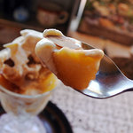 treffen - 煮詰めリンゴとクリームチーズのパフェ650円
