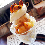 treffen - 煮詰めリンゴとクリームチーズのパフェ650円