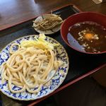 手打うどん 鄙のや - 肉金玉つけうどん（550円）