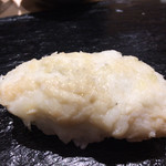 晶 - 七貫目 穴子 晶さんの穴子は口の中でフッととけてしまう感じで、おススメです。