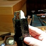 銀座 盡 - 鰆と有明の海苔