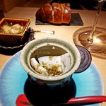 銀座 盡 - アオリイカと海苔