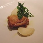 ristorante della collina - 骨付き鶏ももの軽い燻製ロースト