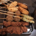 通天カツ - 串揚げ1