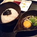 炭焼創作料理 鳥龍 - 地鶏の卵掛けごはん