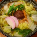 おぎ野 - 〆は、五目うどん。