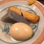 おかめ - 玉子、こんにゃく、ごぼ天