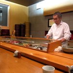 小判寿司 - カウンター席