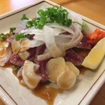 万宝家 - 肉のタタキ（￥1300）