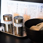 らぁ麺 飛鶏 - 薬味