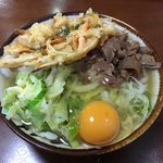 てっちゃん - 肉天玉うどん（600円）