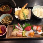 海鮮料理 吾作どん  - H.30.10.13.昼 お造り御膳 1,800円税込