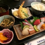 海鮮料理 吾作どん  - H.30.10.13.昼 お造り御膳 1,800円税込