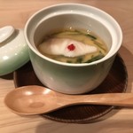 にかい笹木 - 蒸し料理　鯛の茶わん蒸し